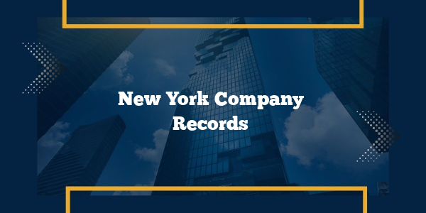 New York Company Records