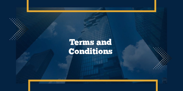 Terms and Conditions